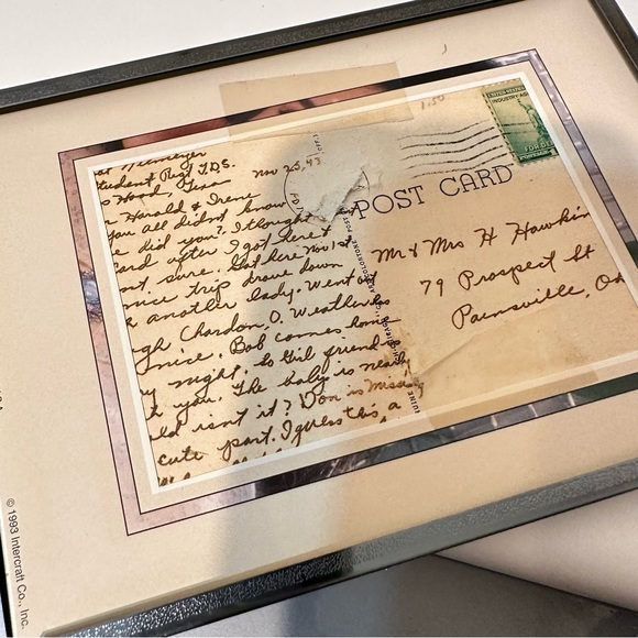 Vintage 1940’s Framed Postcards (4) - Picture 7 of 10